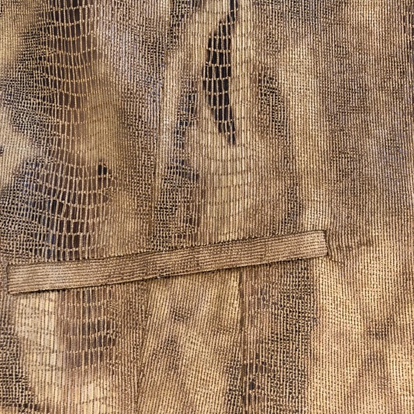 Chico’s Brown Animal Print Blazer - Chico’s Size 1 - Picture 9 of 11